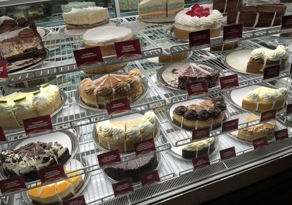 人気のチーズケーキ